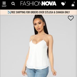 FashionNova top 💕
